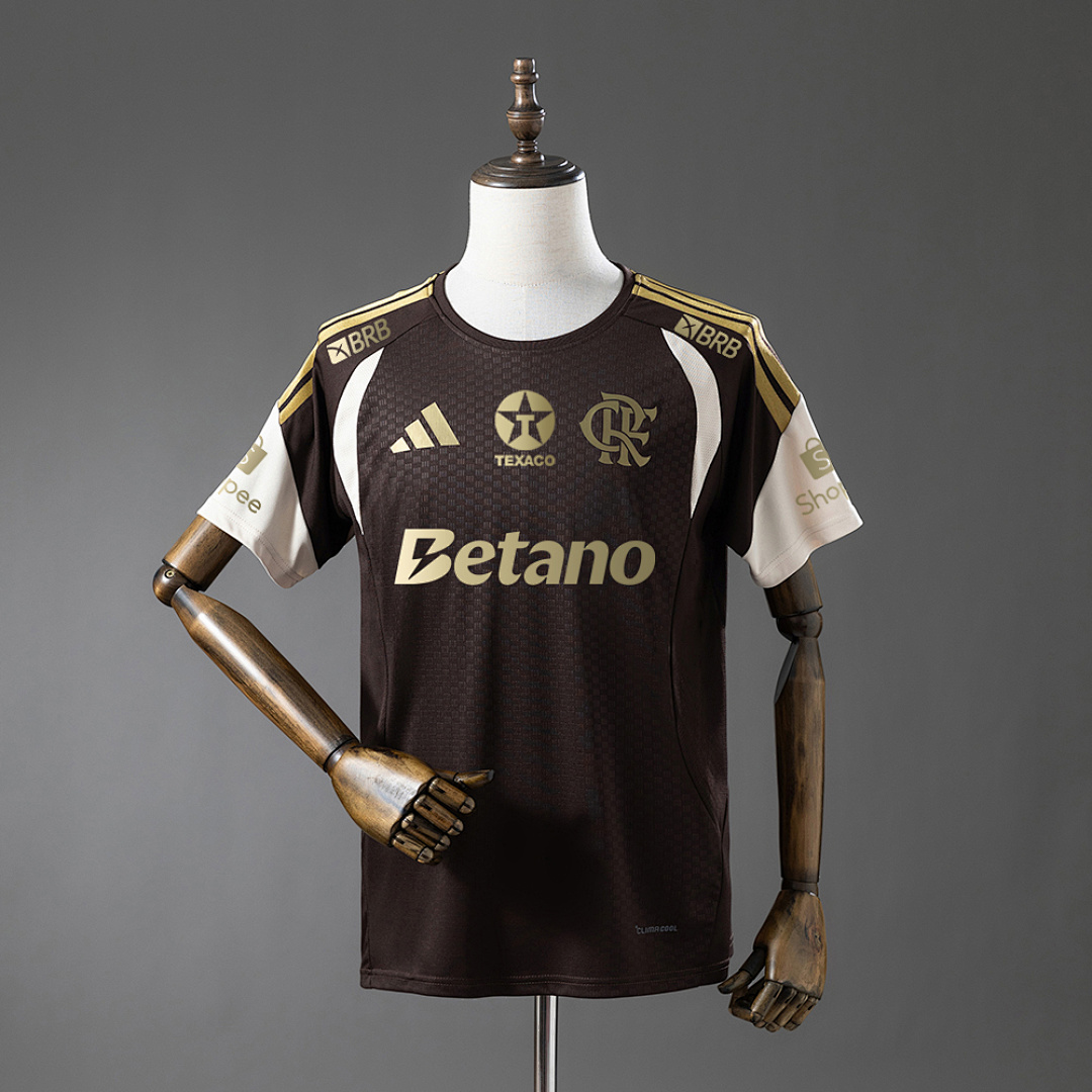 Flamengo 26/27 All sponsors Training - Brown Camisa S-4XL, foto 1