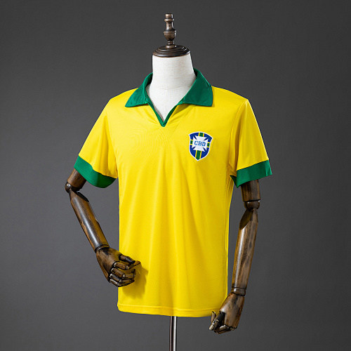 Brazil 1958 Titular Retrô Camisa S-XXL