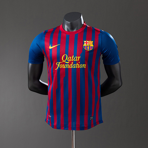Barcelona 11/12 Titular Versão jogador Retrô Camisa S-3XL