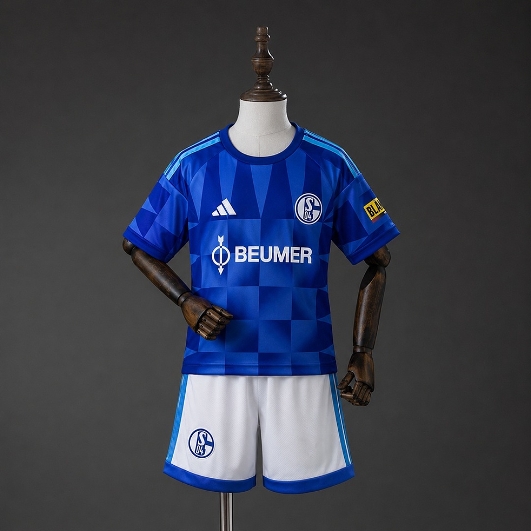 Schalke 04 26/27 Titular Kids kit Tamanho 16-28, foto 1