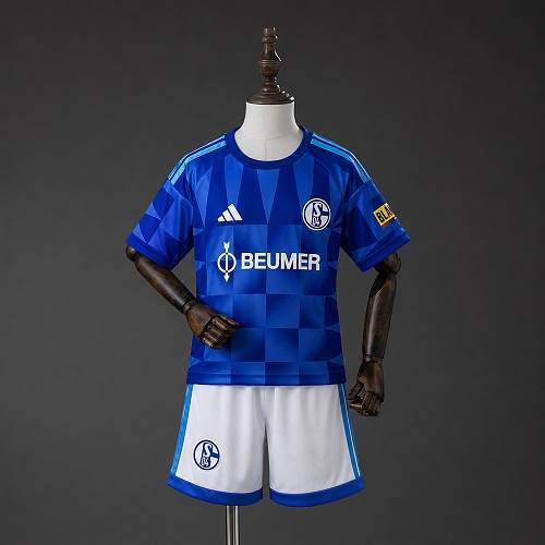 Schalke 04 26/27 Titular Kids kit Tamanho 16-28