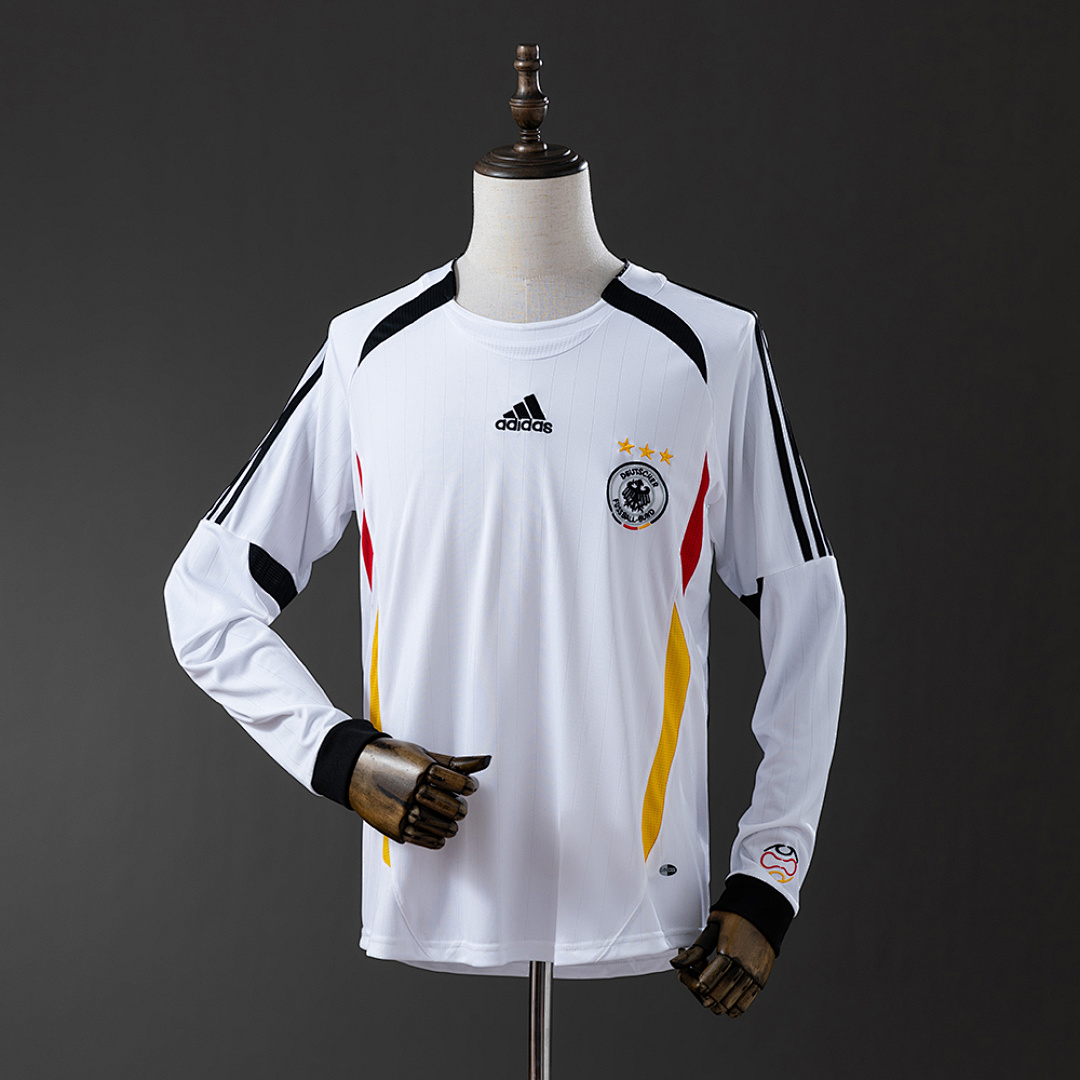 Germany 2006 Titular Manga longa Retrô Camisa S-XXL, foto 1