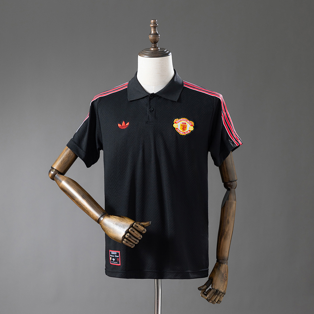 M-U 25/26 POLO - Black S-XXL, foto 1
