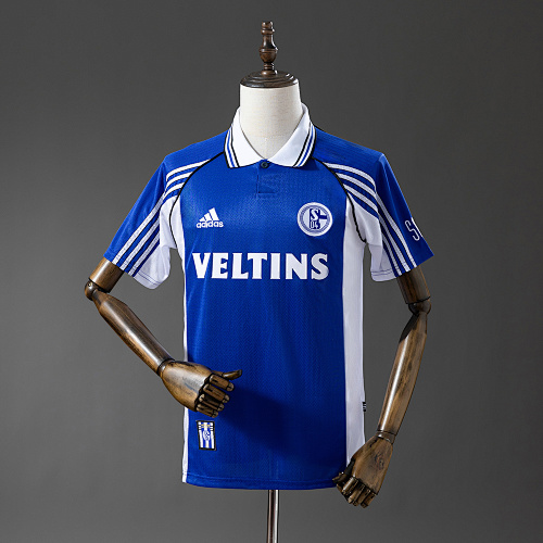 Schalke 04 98/00 Titular Retrô Camisa S-XXL