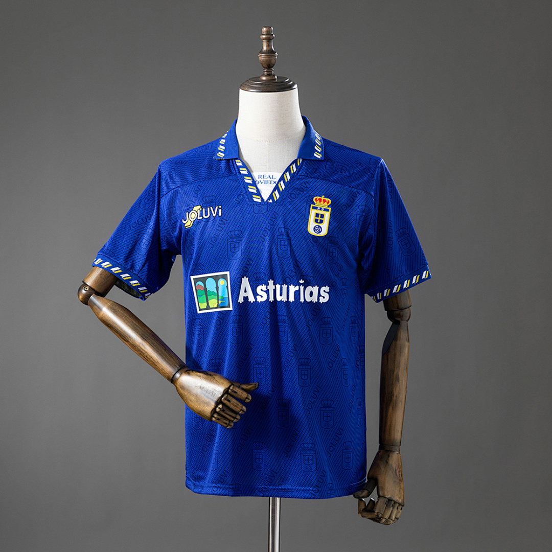 Real Oviedo 95/96 Titular Retrô Camisa S-XXL, foto 1