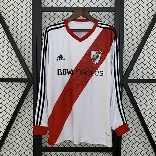 Retrô Manga longa River Plate 13/14 Titular S-XXL