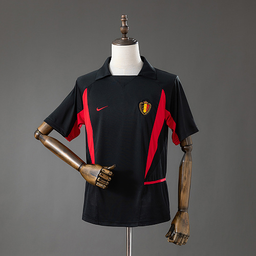Belgium 2002 Visitante Retrô Camisa S-XXL