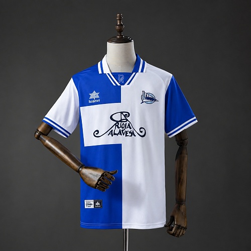 Retrô Deportivo Alavés 00/01 Titular Camisa S-XXL
