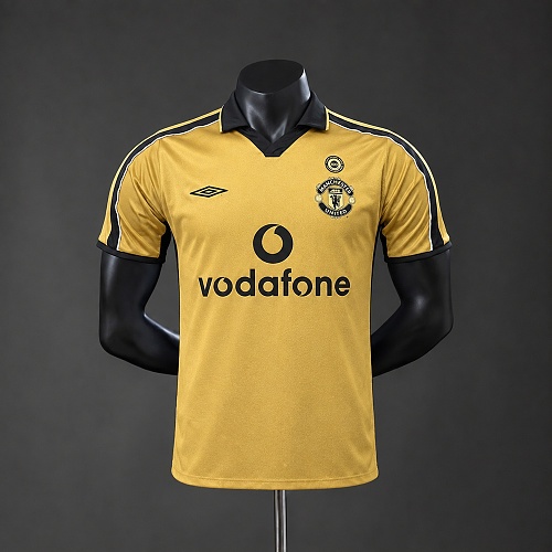 Retrô Manchester United 01/02 Centenário Reversível Visitante e Terceira Camisa S-XXL