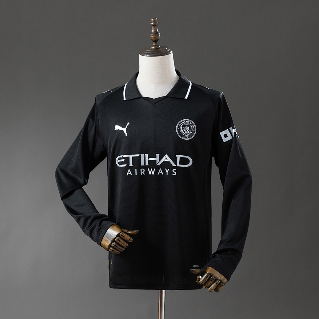 Manchester City 25/26 Visitante Manga longa Camisa S-4XL, foto 1
