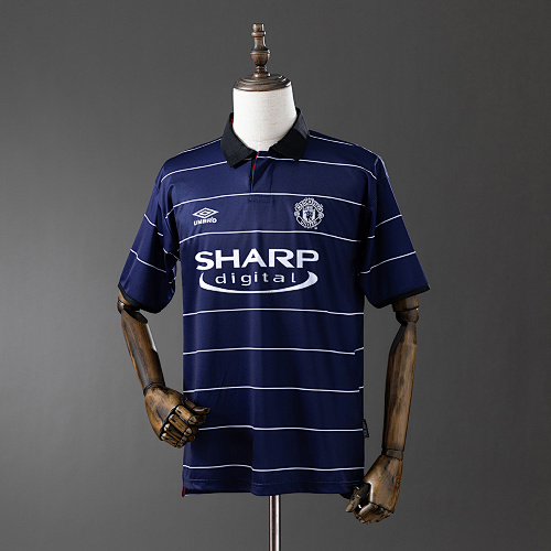 M-U 99/00 Visitante Retrô Camisa S-XXL
