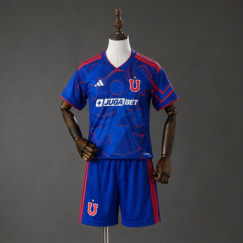 Universidad de Chile 26/27 Titular Kids kit Tamanho 16-28