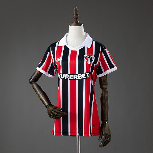 Sao Paulo 26/27 Visitante Feminina Camisa S-XXL
