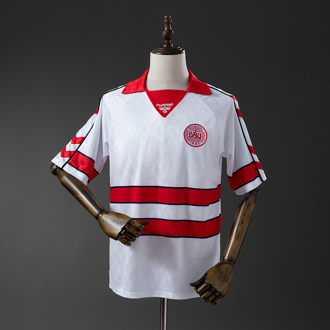 Retrô Denmark 1988 Visitante S-XXL, foto 1