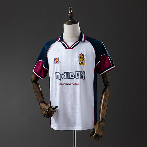 West Ham United 1999 Visitante (Iron Lady) Retrô Camisa S-XXL