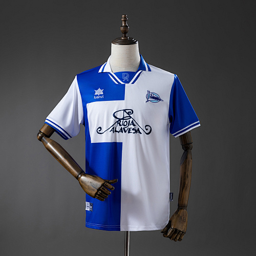 Deportivo Alavés 00/01 Titular Retrô Camisa S-XXL