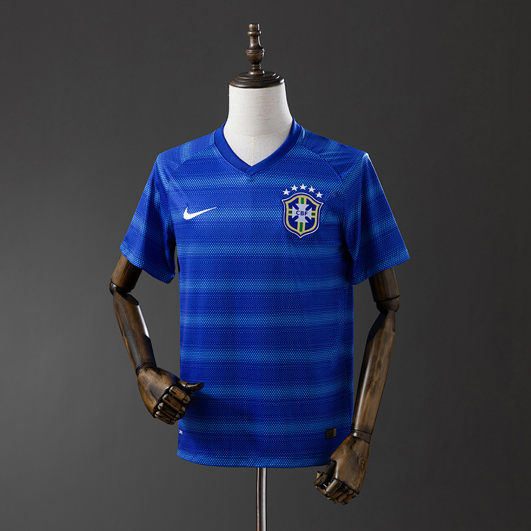 Brazil 2014 Visitante Retrô Camisa, foto 1