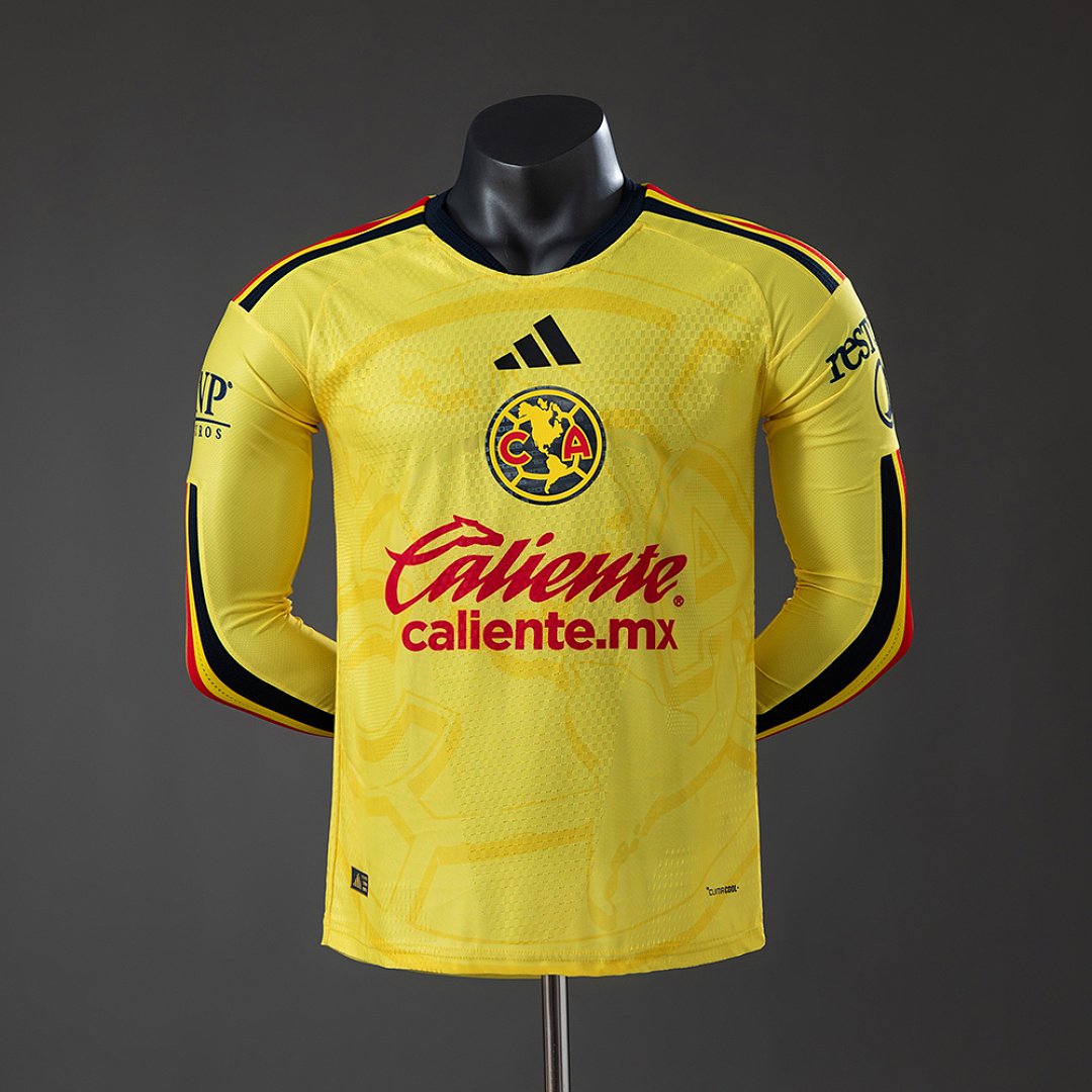 America 26/27 Titular Versão jogador Manga longa Camisa S-3XL, foto 1