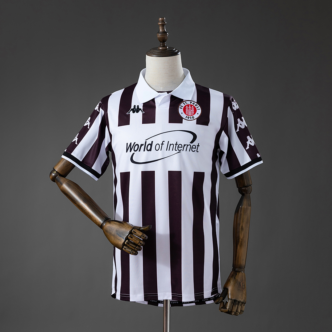 St. Pauli 00/01 Titular Retrô Camisa S-XXL, foto 1