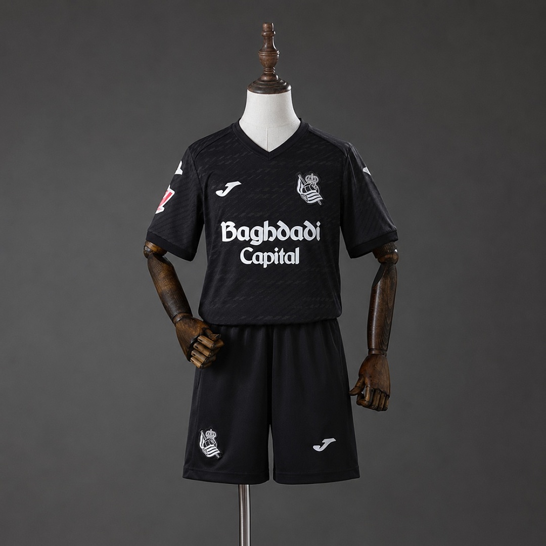 Real Sociedad 26/27 Visitante Kids Kit Tamanho 16-28, foto 1