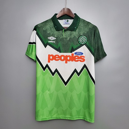 Retrô 91/92 Celtic Titular S-XXL