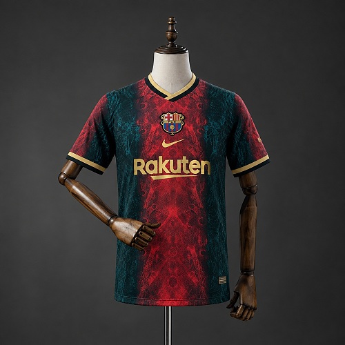 Retrô Barcelona 21/22 Conceito Camisa S-XXL