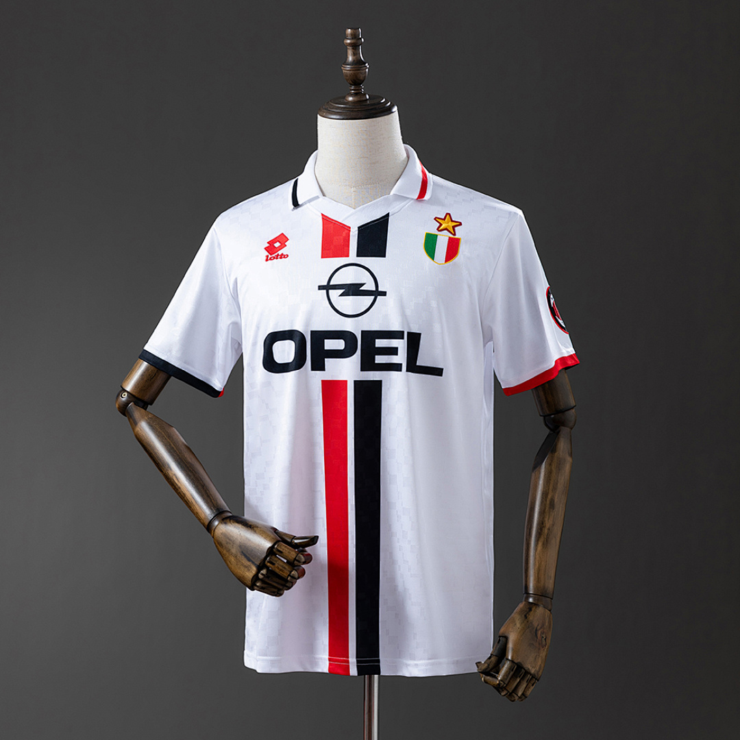 Retrô 95/97 AC Milan Visitante S-XXL, foto 1