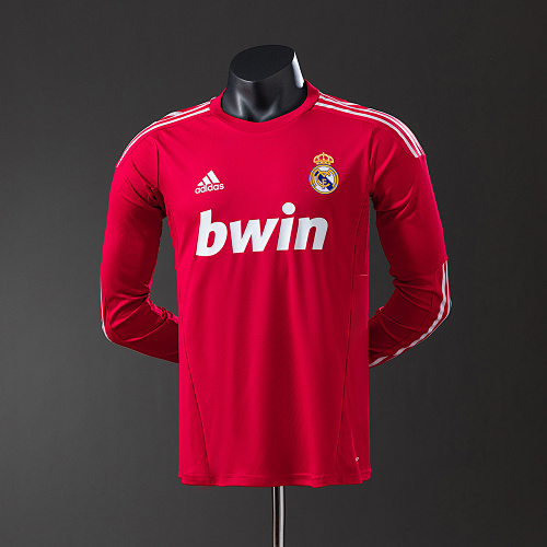 Real Madrid 11/12 Terceira Manga longa Versão jogador Retrô Camisa S-3XL