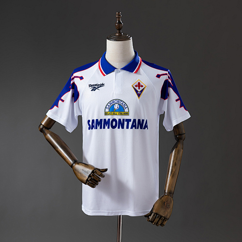 Fiorentina 95/96 Visitante Retrô Camisa S-XXL