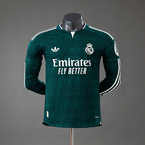 Real Madrid 26/27 Visitante Versão jogador Manga longa Camisa S-3XL