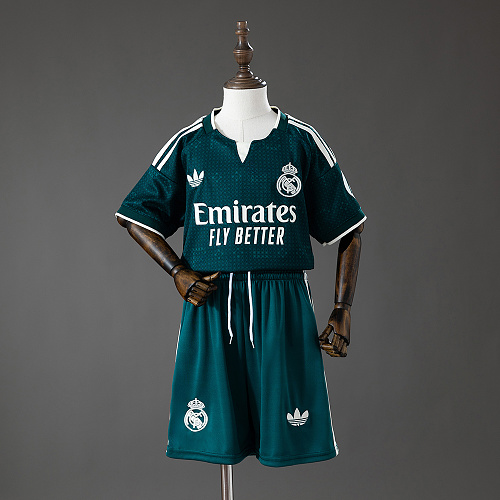 Real Madrid 26/27 Visitante Kit infantil Tamanho 16-28