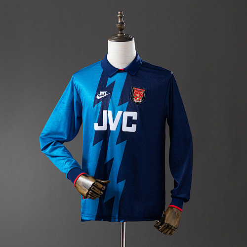 Retrô Manga longa Arsenal 95/96 Visitante S-XXL