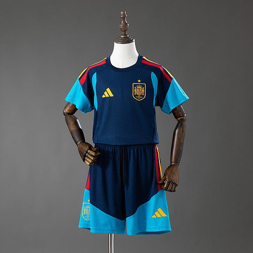 Spain 2026 Versão jogador Training Kit infantil - Royal Blue Tamanho 16-28