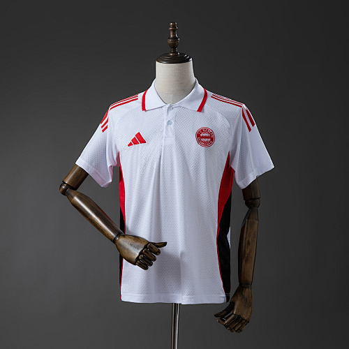 Bayern Munich 25/26 POLO - White & Red S-XXL