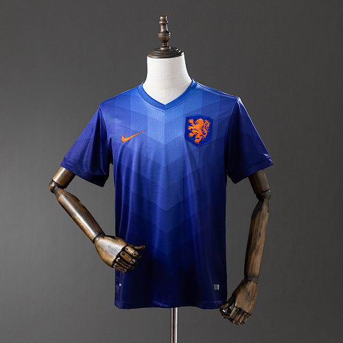 Netherlands 2014 Visitante Retrô Camisa S-XXL