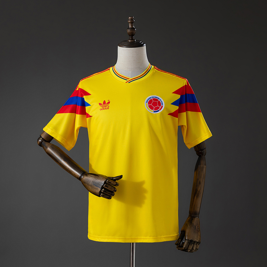 Colombia 1990 Originals Retrô Titular Camisa S-XXL, foto 1
