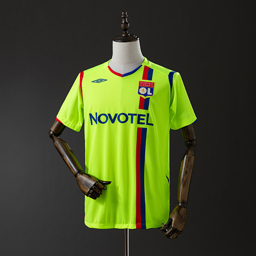 Olympique lyonnais 08/09 Visitante Retrô Camisa S-XXL