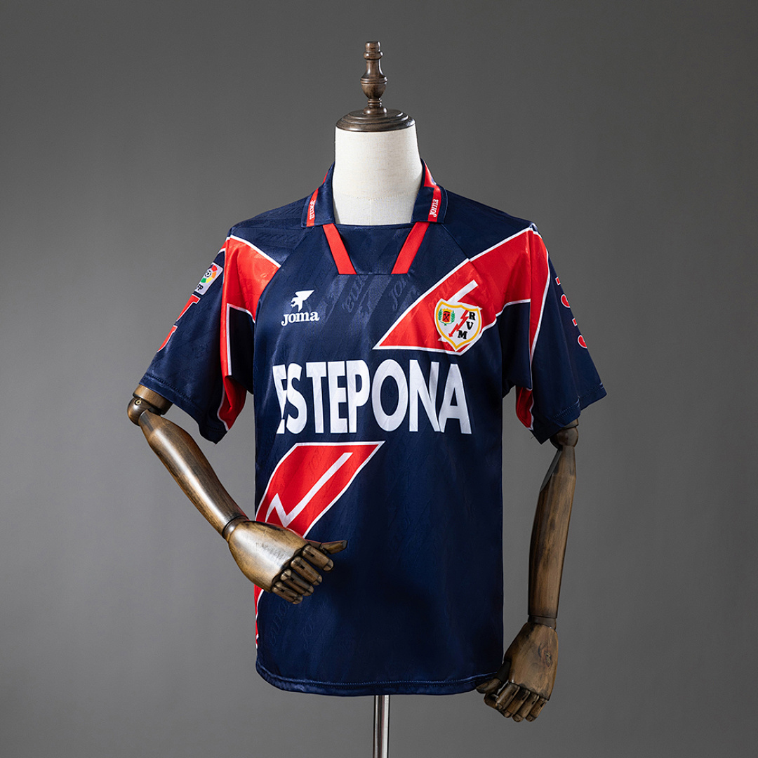 Rayo Vallecano 95/96 Visitante Retrô Camisa S-XXL, foto 1