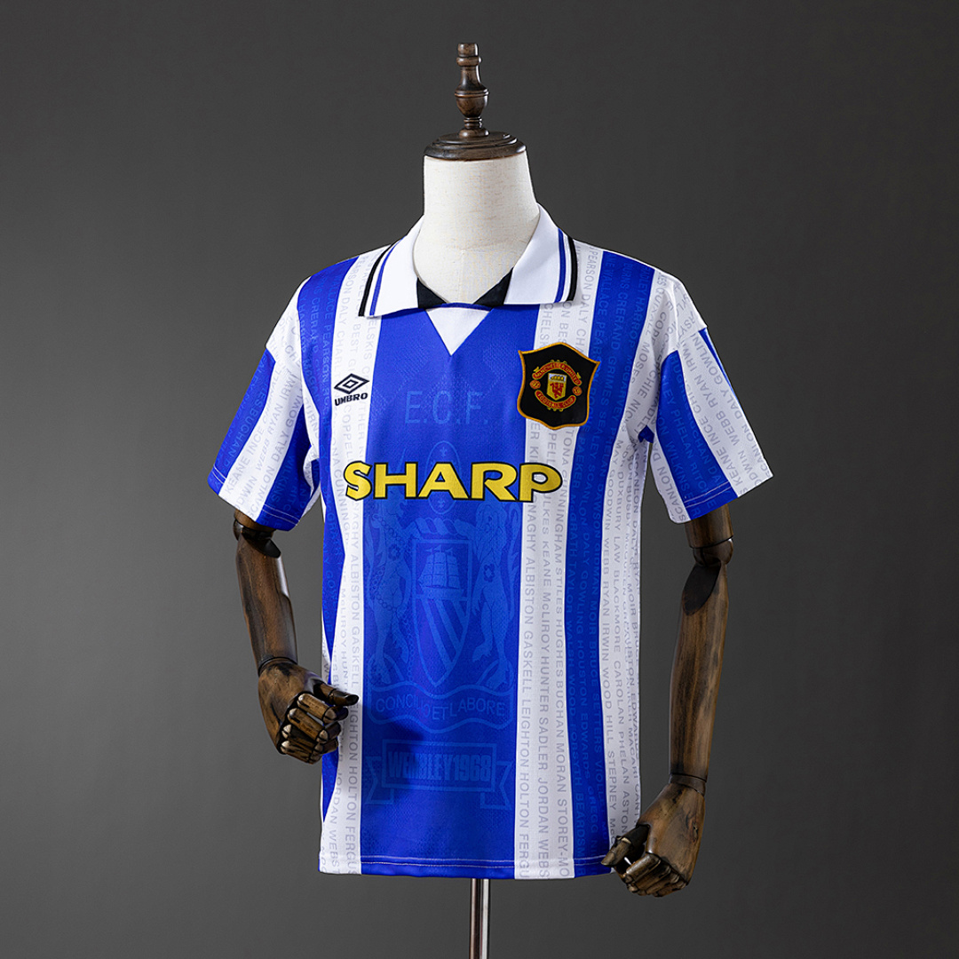 M-U 1994/96 2nd Visitante Retrô Camisa S-XXL, foto 1