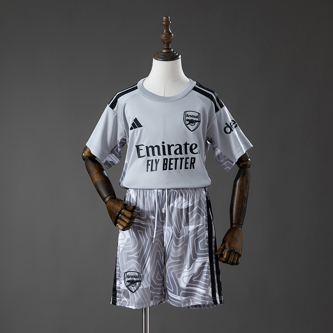 Arsenal 26/27 Goleiro Kit infantil Tamanho:16-28, foto 1