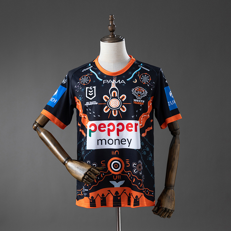 NRL West Tigers 2025 Indigenous Camisa S-5XL