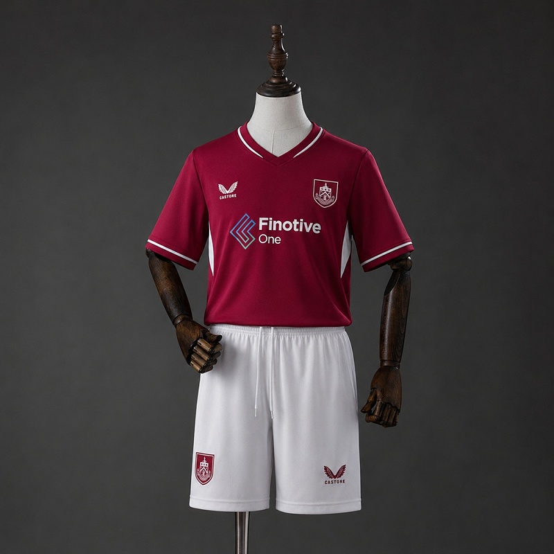 Burnley 26/27 Titular Kit infantil Tamanho 16-28