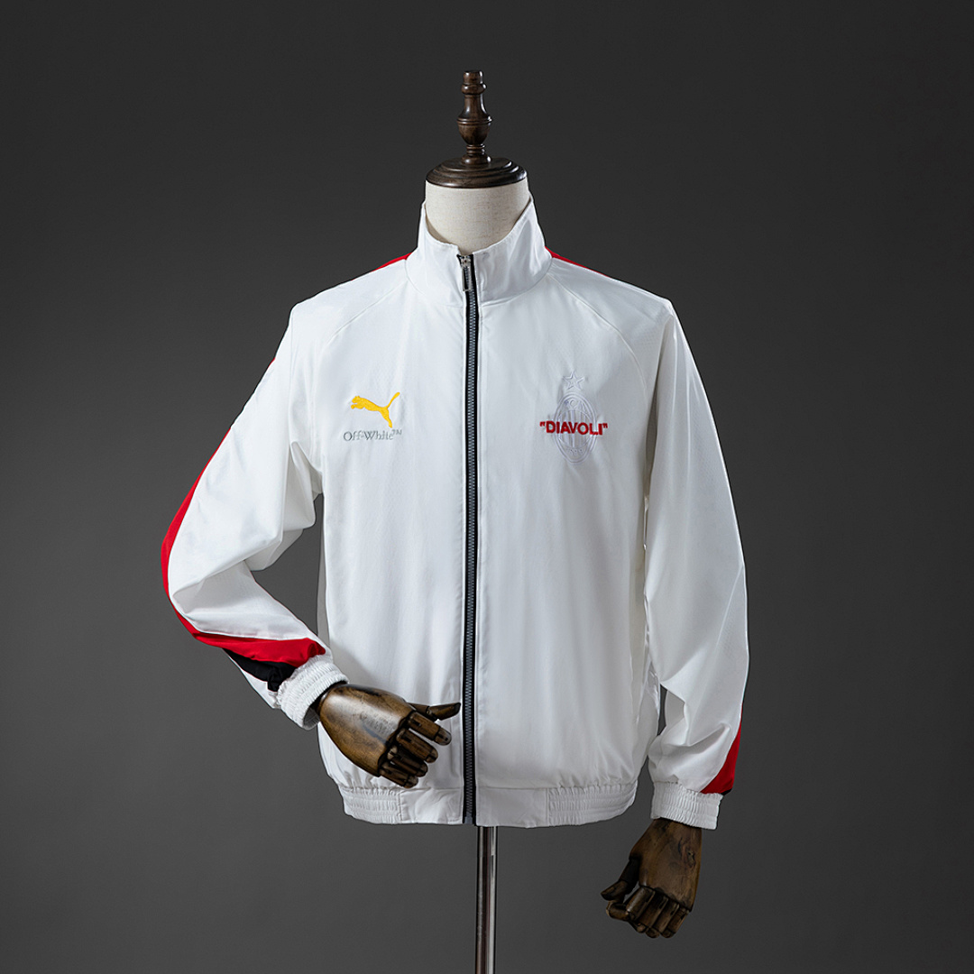 AC Milan co-branded Windbreaker - White S-XXL, foto 1