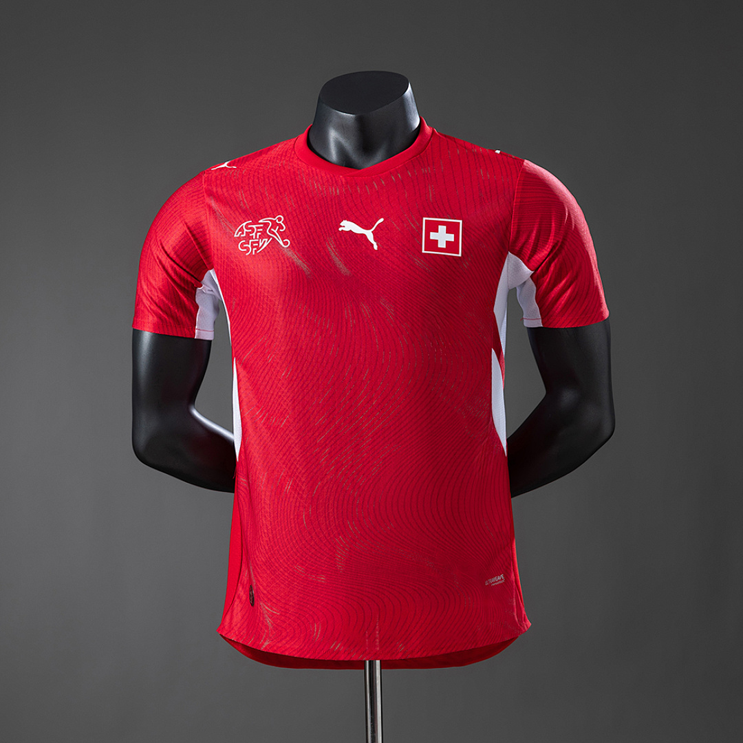 Switzerland 2026 Titular Versão jogador Camisa S-XXL, foto 1