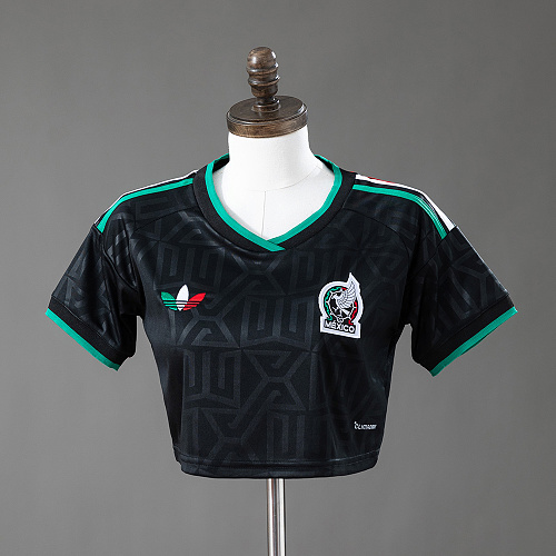 Mexico 2026 Terceira Feminina Crop Top Style S-XXL