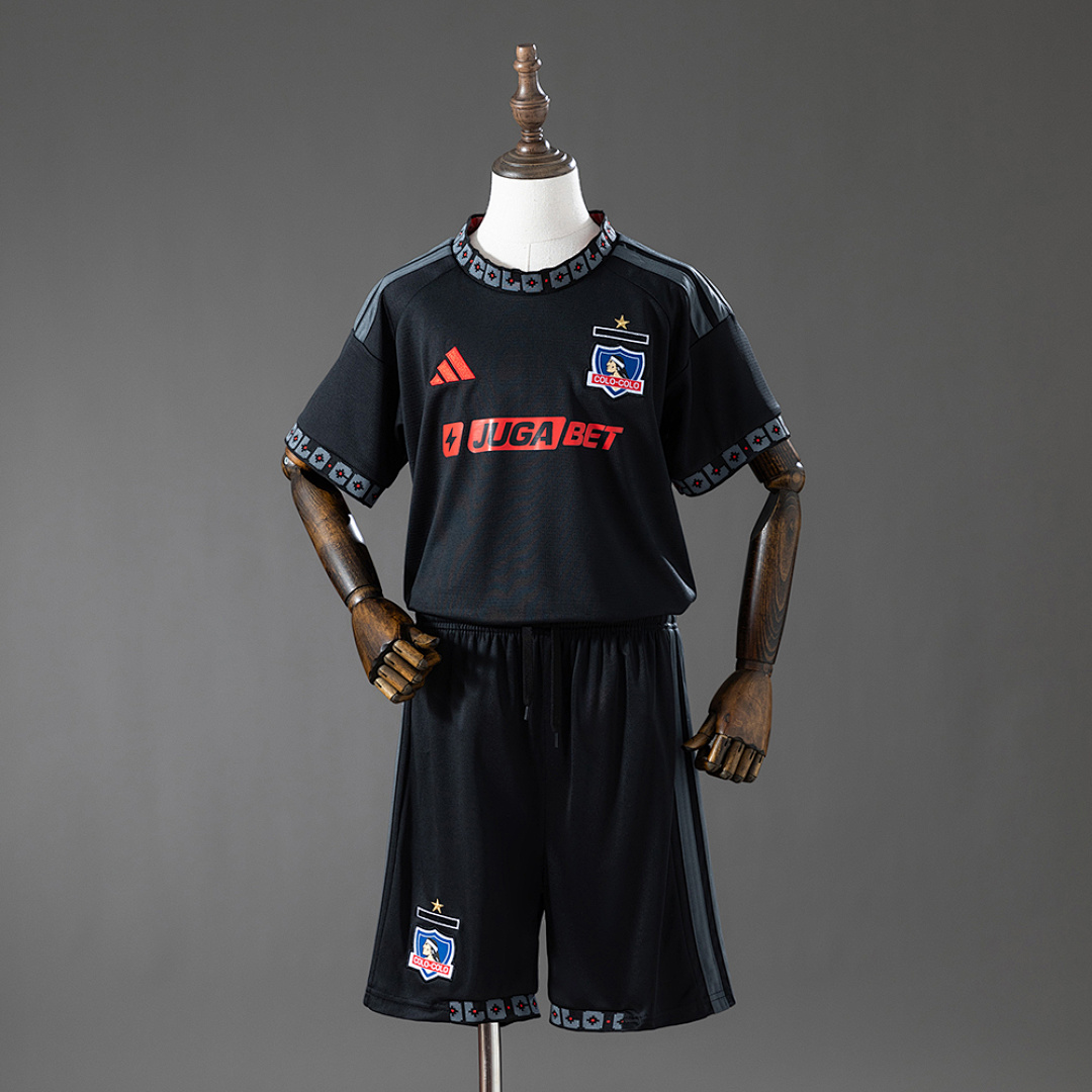 Colo Colo 26/27 Visitante Kids Kit Tamanho 16-28, foto 1
