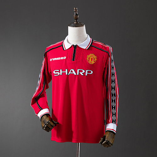 Retrô Manga longa 98/99 M-U Titular S-XXL