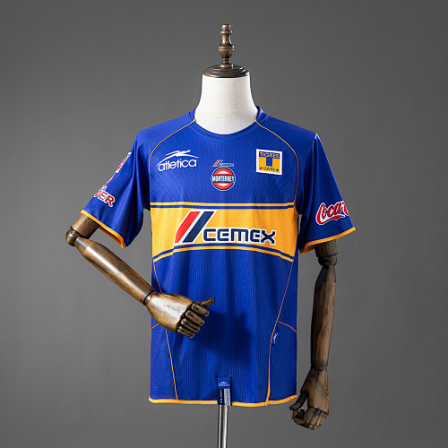Tigres UANL 05/06 Visitante Retrô Camisa S-XXL
