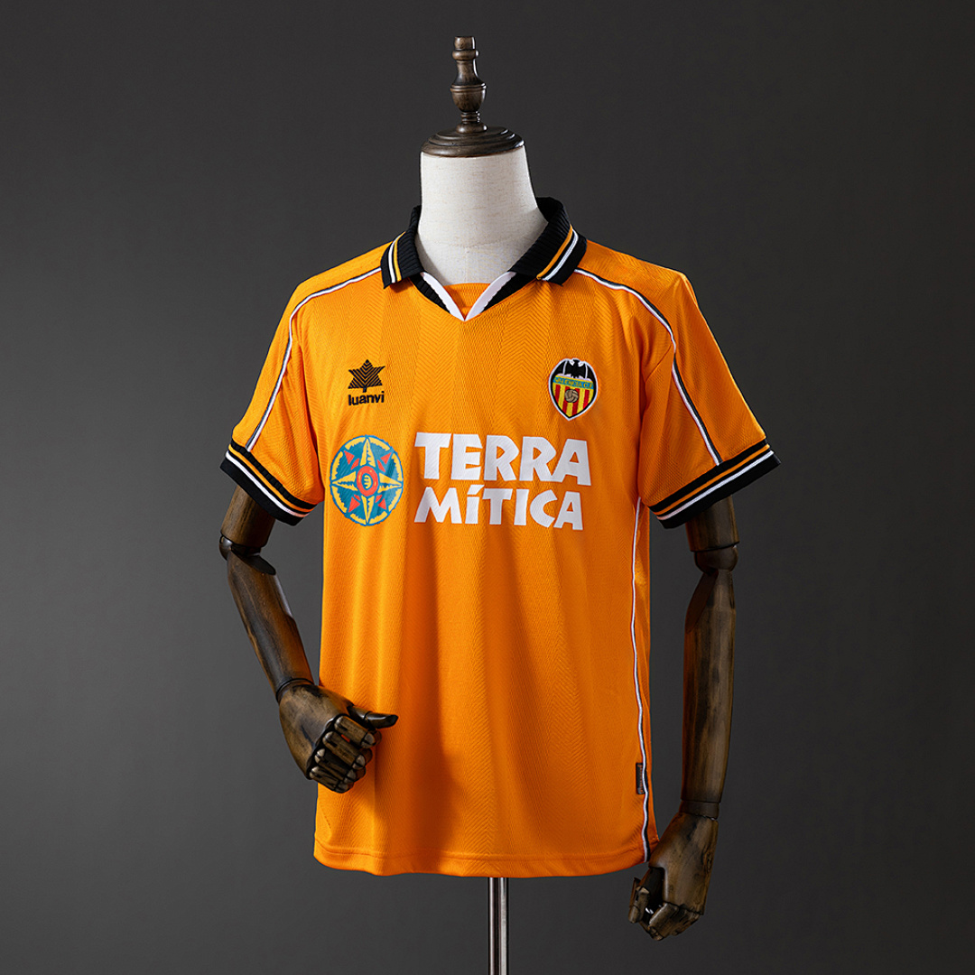 Retrô 99/00 Valencia Visitante S-XXL, foto 1