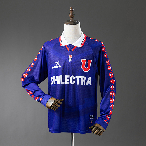 Retrô Manga longa Universidad de Chile1996 Titular S-3XL